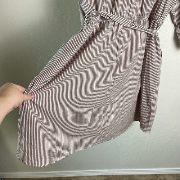 Torrid Striped Mini Cotton Poly Blouson Sleeve Shirt Dress 2X NWT 40056348 - Picture 9 of 16